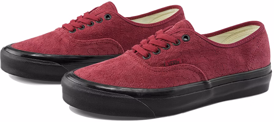 Vans OG Authentic LX 'Velvet Emboidery - Leopard Pomegranate' VN0A4BV99RH Order Vans OG Authentic LX 'Velvet Emboidery - Leopard Pomegranate' VN0A4BV99RH