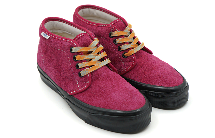 Lookbook Vans OG Chukka Boot LX ''Pelle Scamosciata Pelosa - Cerise'' VN0A5FBV2SN