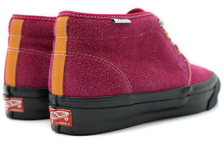 Shop Vans OG Chukka Boot LX ''Pelle Scamosciata Pelosa - Cerise'' VN0A5FBV2SN
