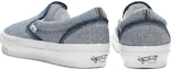 Shop Vans OG Classic Slip-On 'Inside Out Denim' Lelaki Denim Terbalik VN0A32QNIND