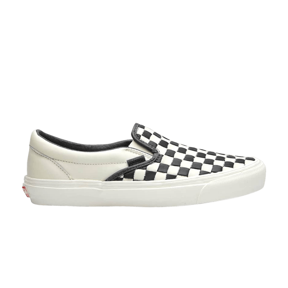 Buy Vans クラシックスリッポン 50周年 黒チェッカー (Vans Kurashikkusurippon 50shūnen Kurochekā) VN000UDFILX