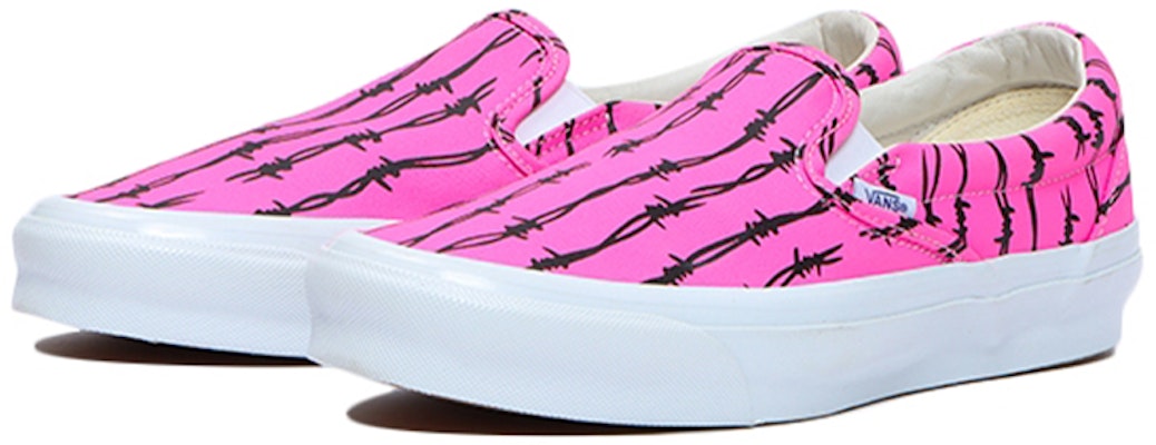 Vans OG Classic Slip-On LX 'Barbed Wire - Sugarplum' VN0A45JK9SW Order Vans OG Classic Slip-On LX 'Barbed Wire - Sugarplum' VN0A45JK9SW