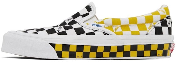 Vans OG Classic Slip-On LX 'Checkerboard - Black Yellow' VN0A32QNY23 Vans OG Classic Slip-On LX 'Checkerboard - Black Yellow' VN0A32QNY23