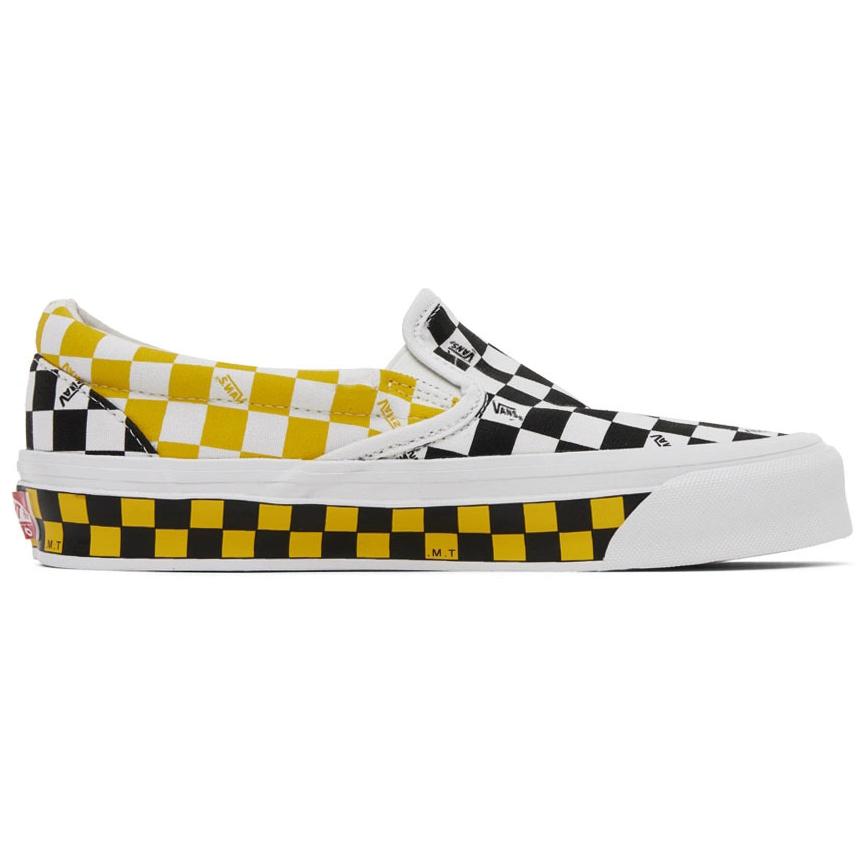 Order Vans OG Classic Slip-On LX 'Checkerboard - Hitam Kuning' VN0A32QNY23