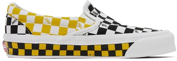 Vans OG Classic Slip-On LX 'Tablero de Ajedrez - Negro Amarillo' VN0A32QNY23 Order Vans OG Classic Slip-On LX 'Tablero de Ajedrez - Negro Amarillo' VN0A32QNY23