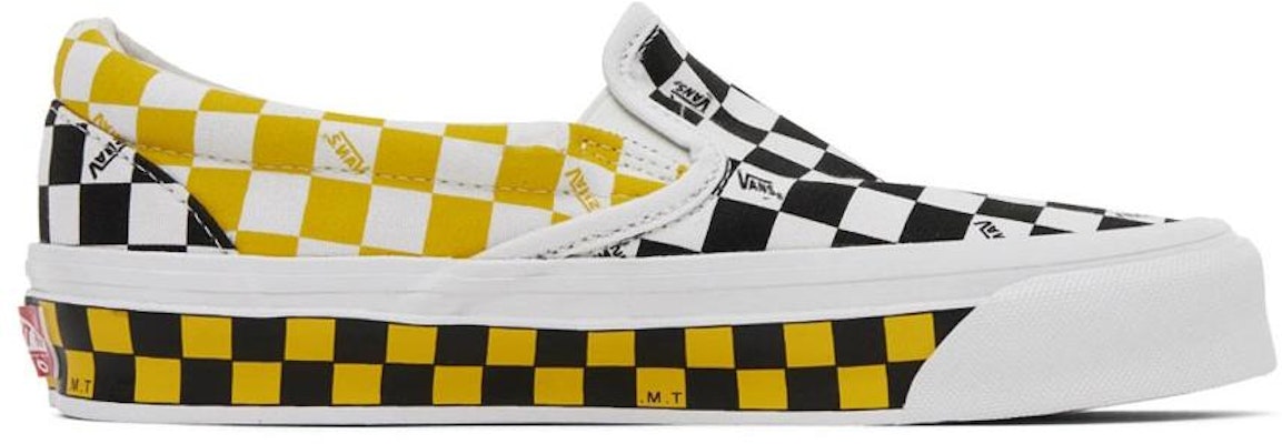 Vans OG Classic Slip-On LX 'Checkerboard - Black Yellow' VN0A32QNY23 Order Vans OG Classic Slip-On LX 'Checkerboard - Black Yellow' VN0A32QNY23