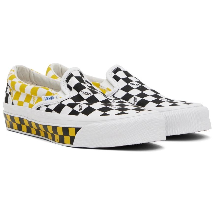 Lookbook Vans OG Classic Slip-On LX 'Checkerboard - Hitam Kuning' VN0A32QNY23