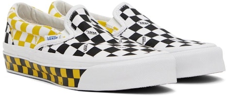 Vans OG Classic Slip-On LX 'Tablero de Ajedrez - Negro Amarillo' VN0A32QNY23 Lookbook Vans OG Classic Slip-On LX 'Tablero de Ajedrez - Negro Amarillo' VN0A32QNY23