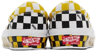 Vans OG Classic Slip-On LX 'Tablero de Ajedrez - Negro Amarillo' VN0A32QNY23 Shop Vans OG Classic Slip-On LX 'Tablero de Ajedrez - Negro Amarillo' VN0A32QNY23