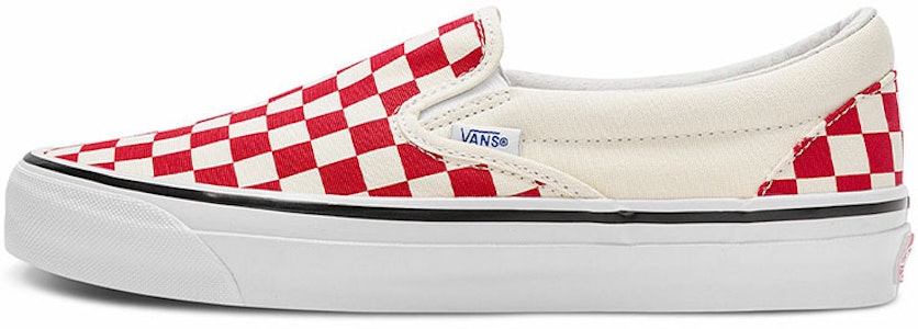 Vans OG Classic Slip-On LX 'Tablero de Ajedrez - Rojo Carreras' VN0A32QNTYR Buy Vans OG Classic Slip-On LX 'Tablero de Ajedrez - Rojo Carreras' VN0A32QNTYR