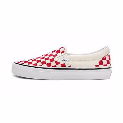 Vans Classic Slip-On LX 'Checkerboard - Racing Red'