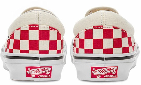 Vans OG Classic Slip-On LX 'Tablero de Ajedrez - Rojo Carreras' VN0A32QNTYR Purchase Vans OG Classic Slip-On LX 'Tablero de Ajedrez - Rojo Carreras' VN0A32QNTYR