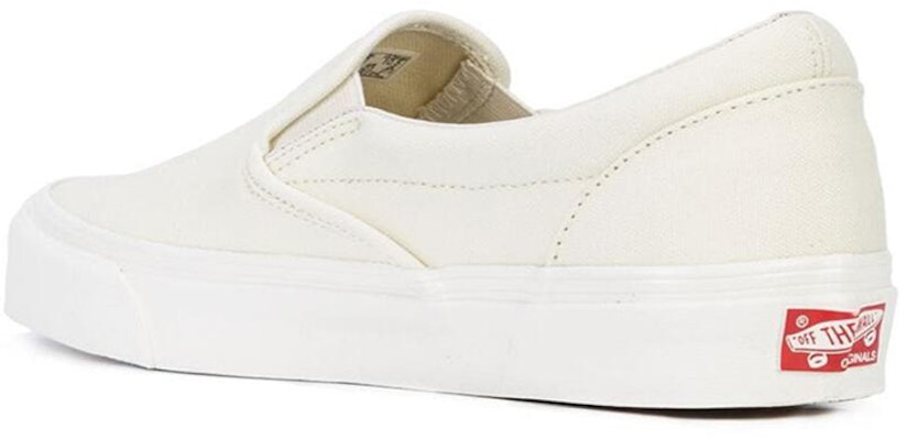 Vans OG Classic Slip-On LX 'Classic White' VN000UDF0RD Shop Vans OG Classic Slip-On LX 'Classic White' VN000UDF0RD