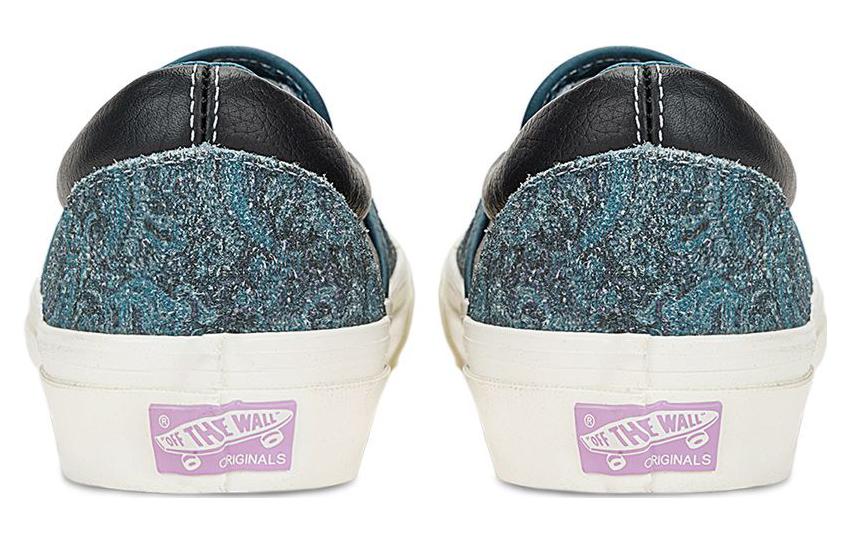 Shop Vans OG Classic Slip-On LX 'Granny's Rug Stargazer - Biru Tua' VN0A32QN12S
