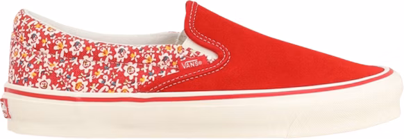 Vans OG Classic Slip-On LX 'Micro Daisy - Racing Red' VN0A45JK4L2 Vans OG Classic Slip-On LX 'Micro Daisy - Racing Red' VN0A45JK4L2