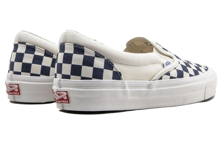 Lookbook Vans OG经典一脚蹬LX‘海军蓝棋盘格’ VN0A32QNP4I