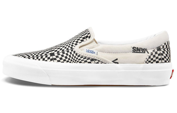 Vans OG Classic Slip-On LX 'Optical Checkerboard - Black Marshmallow' VN0A45JK1Z3