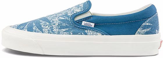Vans OG Classic Slip-On LX 'Palm Acid Wash Summer Leaf - Navy' VN0A45JK4KT Vans OG Classic Slip-On LX 'Palm Acid Wash Summer Leaf - Navy' VN0A45JK4KT