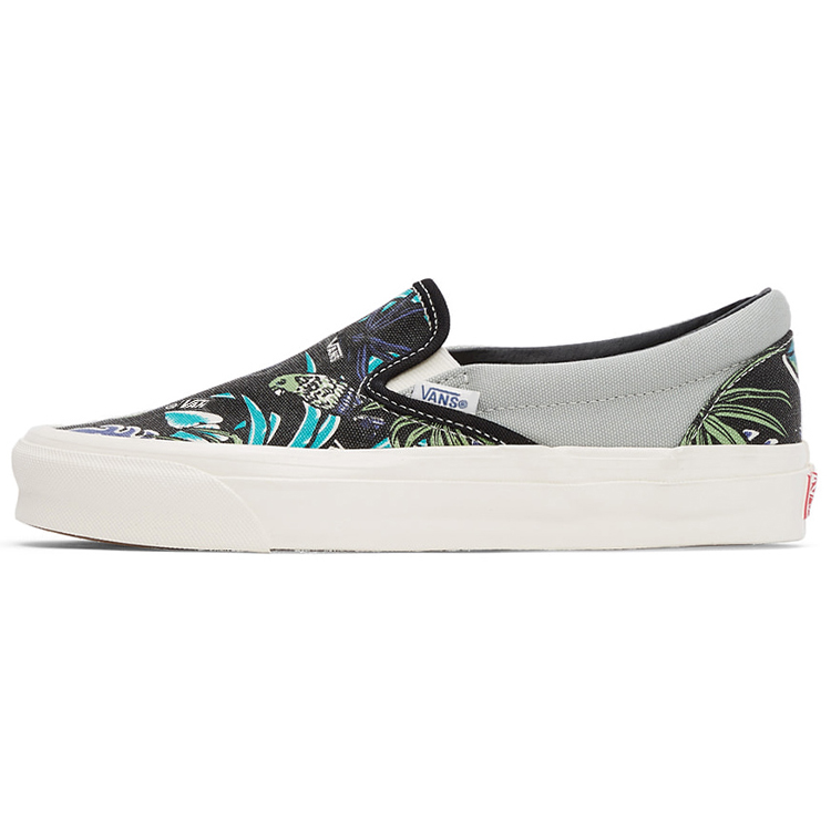 Vans OG Classic Slip-On LX 'Parrot Hawaiian - Black' VN0A45JK4KX