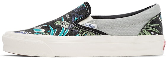 Vans OG Classic Slip-On LX 'Parrot Hawaiian - Black' VN0A45JK4KX Vans OG Classic Slip-On LX 'Parrot Hawaiian - Black' VN0A45JK4KX