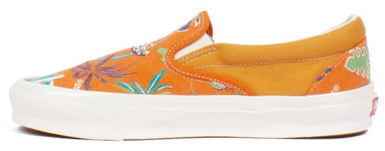 Vans OG Classic Slip-On LX 'Parrot Hawaiian - Persimmon' Sepatu Slip On VN0A45JK4KY Buy Vans OG Classic Slip-On LX 'Parrot Hawaiian - Persimmon' Sepatu Slip On VN0A45JK4KY