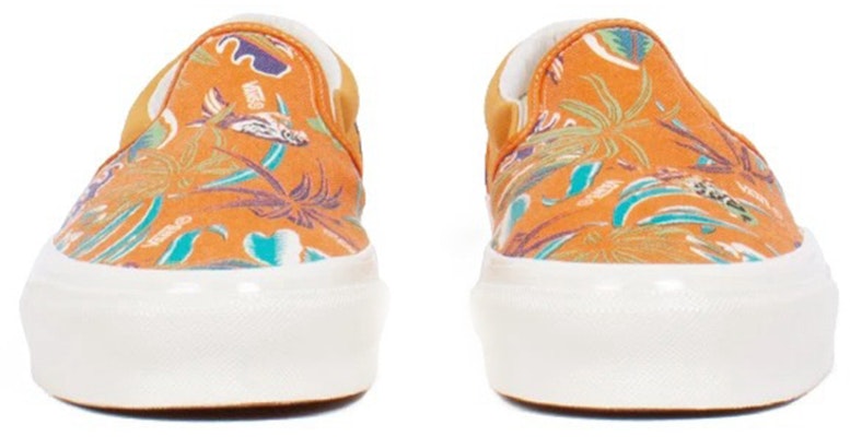Vans OG Classic Slip-On LX 'Parrot Hawaiian - Persimmon' VN0A45JK4KY Lookbook Vans OG Classic Slip-On LX 'Parrot Hawaiian - Persimmon' VN0A45JK4KY
