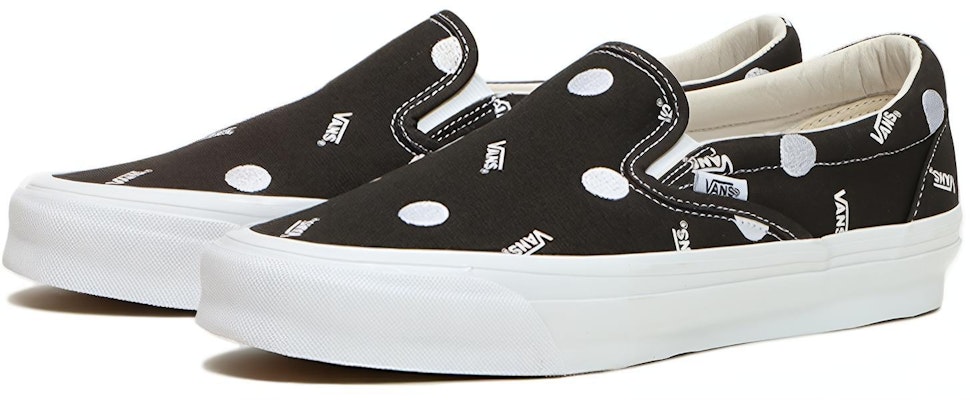Vans OG Classic Slip-On LX 'Polka Dot - Hitam' VN0A45JKBLK Order Vans OG Classic Slip-On LX 'Polka Dot - Hitam' VN0A45JKBLK