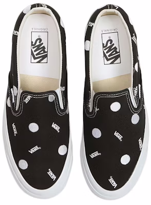Vans OG Classic Slip-On LX 'Polka Dot - Hitam' VN0A45JKBLK Lookbook Vans OG Classic Slip-On LX 'Polka Dot - Hitam' VN0A45JKBLK