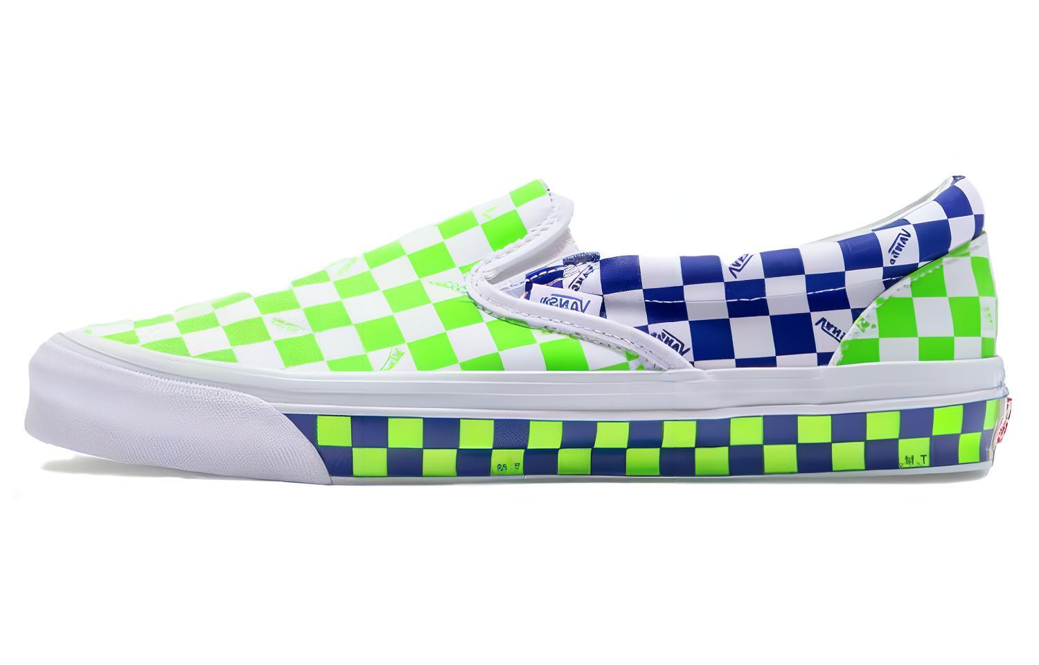 Vans OG Classic Slip-On LX 'Varsity Canvas Green Blue' VN0A32QN24O1