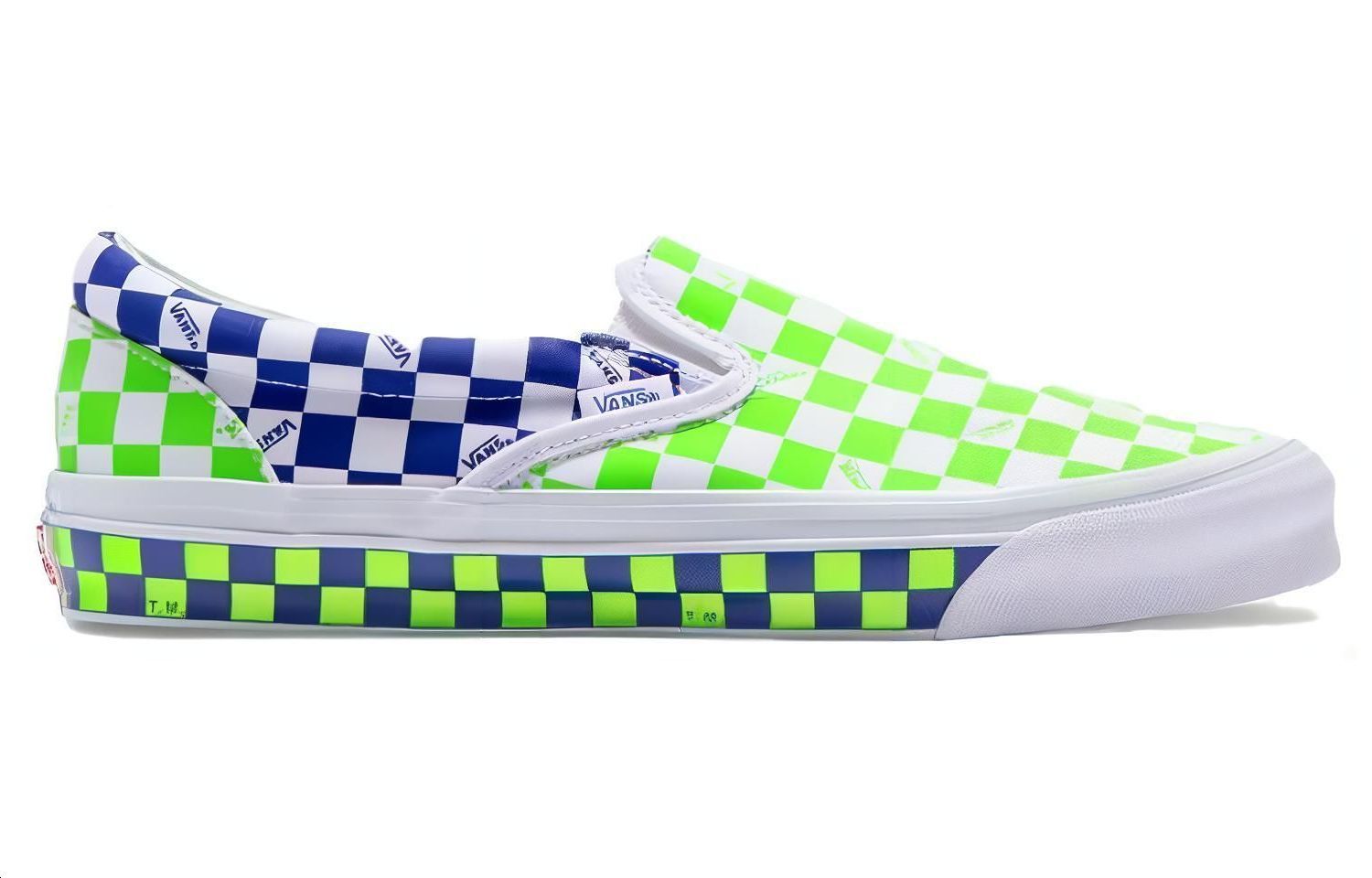 Order Vans OG Classic Slip-On LX ''Tela Verde Blu Varsity'' VN0A32QN24O1