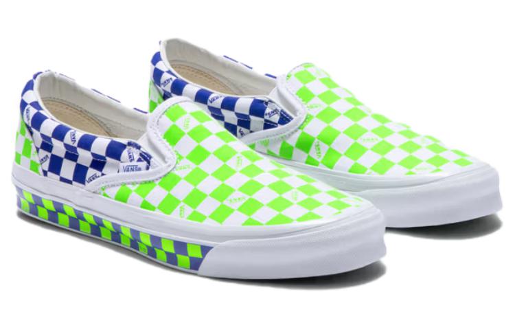 Lookbook Vans OG Classic Slip-On LX ''Tela Verde Blu Varsity'' VN0A32QN24O1