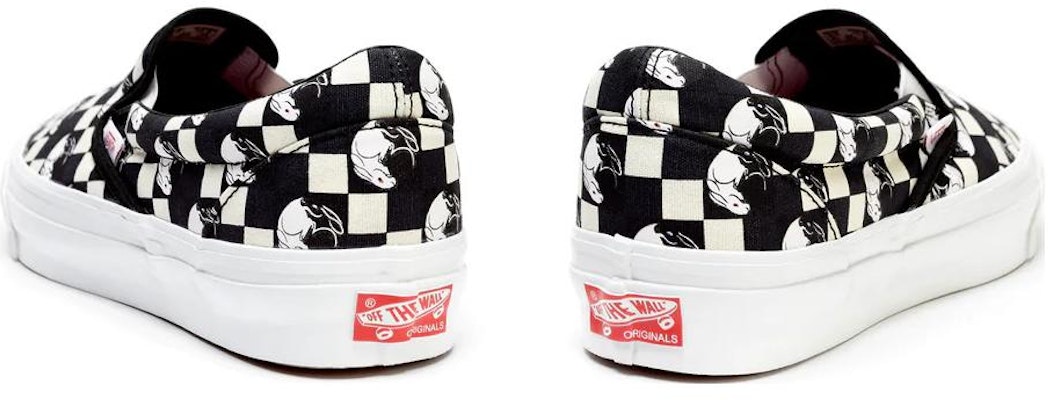 Vans OG Classic Slip-On LX 'Year of the Rabbit - Black' VN0A32QNBML Shop Vans OG Classic Slip-On LX 'Year of the Rabbit - Black' VN0A32QNBML