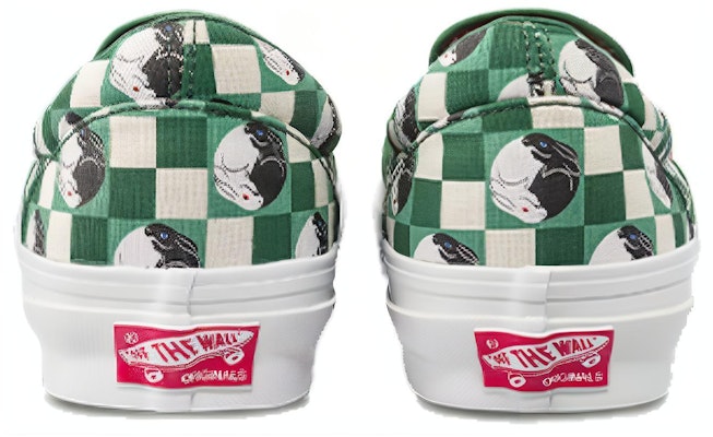 Vansクラシック スリッポン LX "卯年グリーン" VN0A45JKGRN Shop Vansクラシック スリッポン LX "卯年グリーン" VN0A45JKGRN