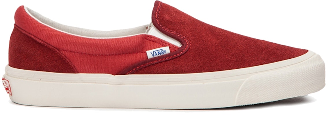 Vans クラシックスリッポン 赤白 (Vans Kurashikkusurippon Akajiro) VN000UDFUA11 Order Vans クラシックスリッポン 赤白 (Vans Kurashikkusurippon Akajiro) VN000UDFUA11