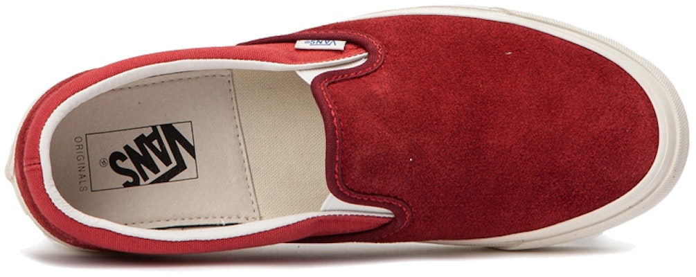 Vans クラシックスリッポン 赤白 (Vans Kurashikkusurippon Akajiro) VN000UDFUA11 Lookbook Vans クラシックスリッポン 赤白 (Vans Kurashikkusurippon Akajiro) VN000UDFUA11