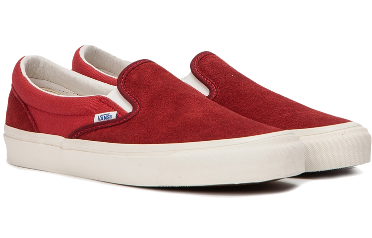 Shop Vans クラシックスリッポン 赤白 (Vans Kurashikkusurippon Akajiro) VN000UDFUA11