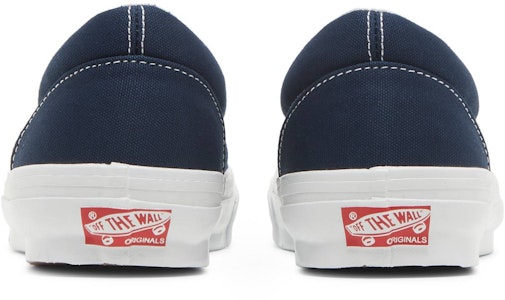 Vans OG Classic Slip-On LX 'Navy' Biru Tua VN0A45JK1X7 Details for Vans OG Classic Slip-On LX 'Navy' Biru Tua VN0A45JK1X7