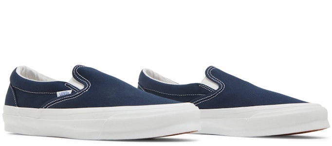Vans OG Classic Slip-On LX 'Navy' Biru Tua VN0A45JK1X7 Cheap Vans OG Classic Slip-On LX 'Navy' Biru Tua VN0A45JK1X7