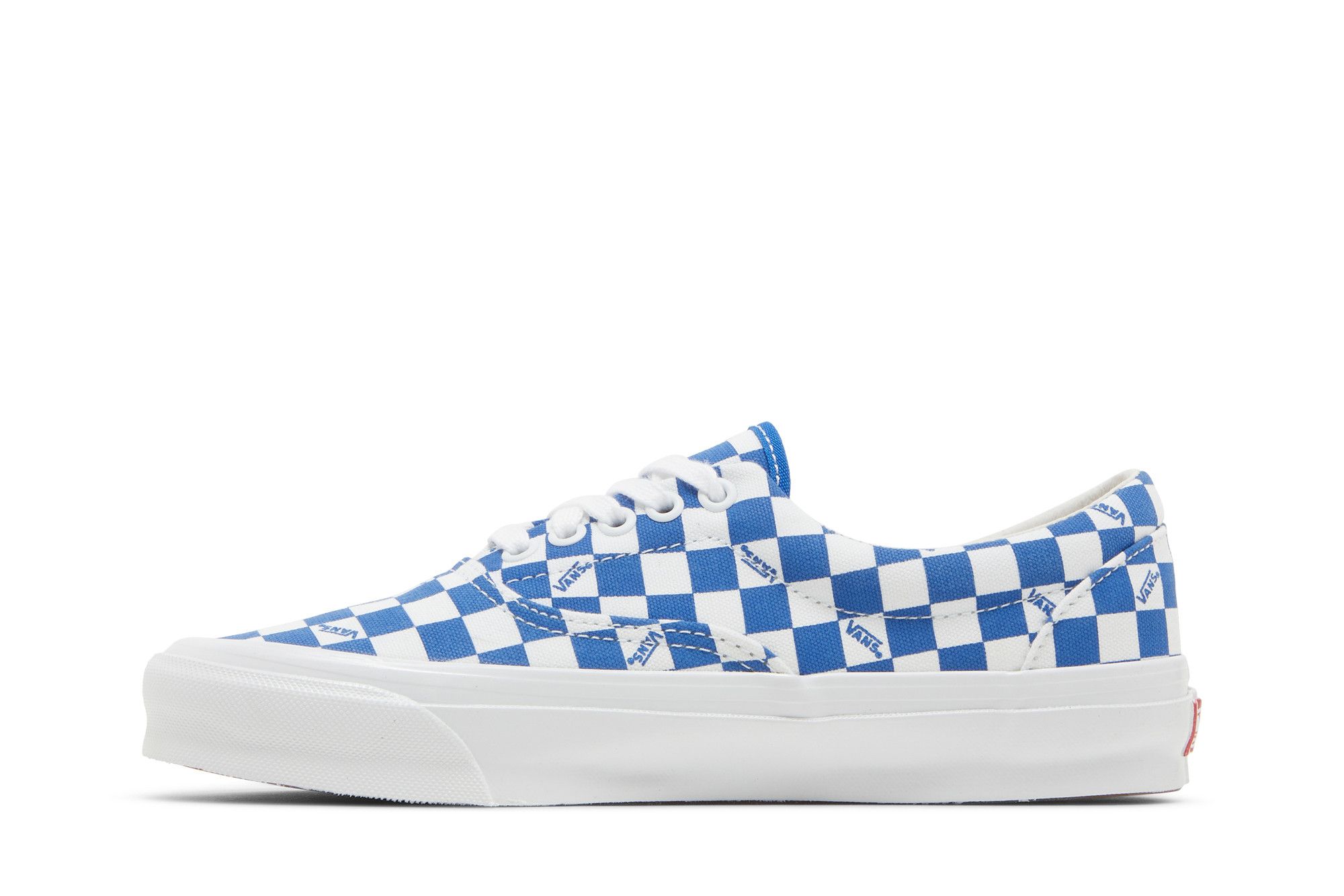 Shop Vans OG Era LX ''Damier Logo - Bleu Nautique'' VN0A3CXN9U9