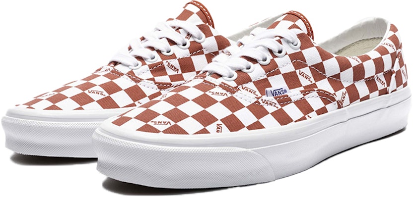 Vans OG Era LX 'Checkerboard Logo - Racing Red' VN0A3CXN9V9 Order Vans OG Era LX 'Checkerboard Logo - Racing Red' VN0A3CXN9V9