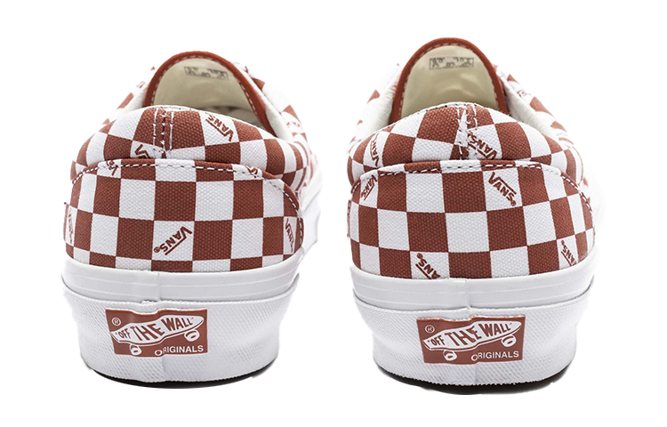 Shop Vans OG Era LX 'Checkerboard Logo - Merah Lumba' VN0A3CXN9V9