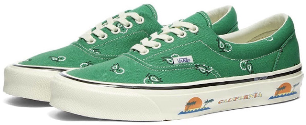 Vans OG Era LX 'Paisley - Verde Helecho' VN0A4BVAXE4 Lookbook Vans OG Era LX 'Paisley - Verde Helecho' VN0A4BVAXE4