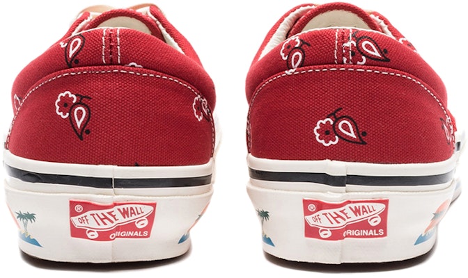Vans OG Era LX 'Paisley - Pompeian Red' VN0A4BVAXE5 Shop Vans OG Era LX 'Paisley - Pompeian Red' VN0A4BVAXE5