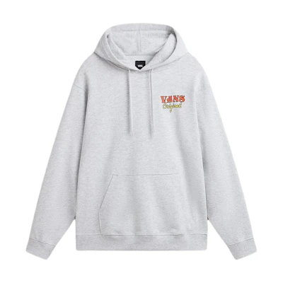 Vans OG Logo Graphic Hoodie Grey Outdoor Casual Long Sleeve Sweatshirt VN000JKR1QI