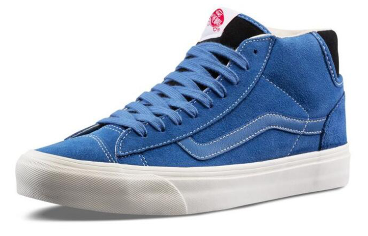 Order Vans OG Mid Skool LX ''Blauw Suede'' VN0A3DP7UN3
