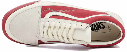 Shop Vans OG Old Skool LX 'Bumper Cars - Marshmallow Cardinal' VN0A4P3X4O3