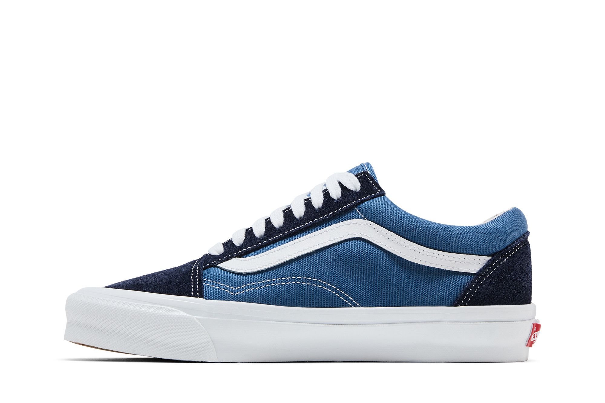 Shop Vans OG Old Skool LX 'Navy' VN0A4P3X5OC
