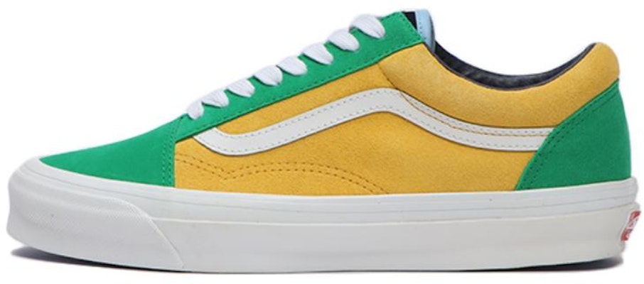 Vans OG Old Skool LX 'Off The Wall - Green Yellow' VN0A4P3X02I Buy Vans OG Old Skool LX 'Off The Wall - Green Yellow' VN0A4P3X02I
