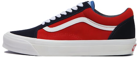 Vans OG Old Skool LX 'Off The Wall - Navy Red' VN0A4P3XY9T Vans OG Old Skool LX 'Off The Wall - Navy Red' VN0A4P3XY9T