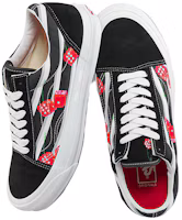 Shop Vans OG Old Skool LX 'Snake Eyes - Black' VN0A4P3XB52